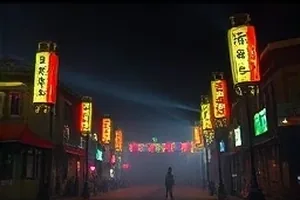 七月的雨伞铺：门口排开的待修雨伞与木架上悬挂的伞骨